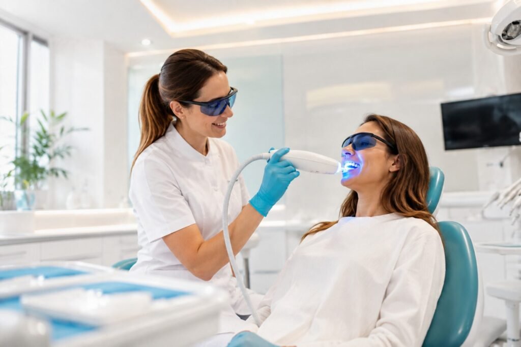 Teeth whitening aftercare — dietary advice after whitening